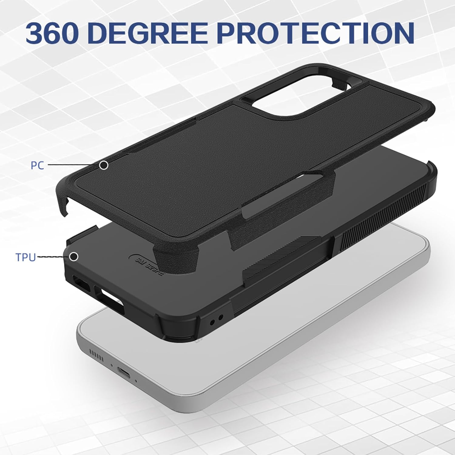 Coque hybride fine pour Samsung Galaxy S24 FE Coque hybride fine pour Samsung Galaxy S24 FE